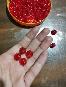 Red Matka Beads ❤