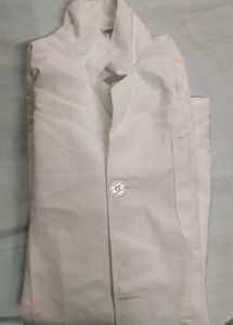 White Blazer Lab Coat