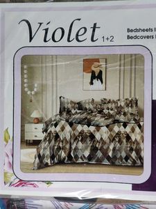 Violet 1+2 Bed Sheet Set