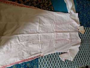 White Embroidered Kurta