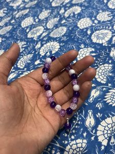 Purple Beaded Bracelet