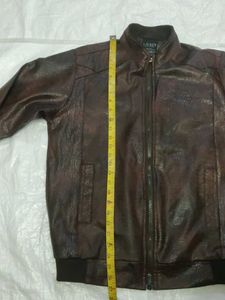 Brown Leather Finish Jacket