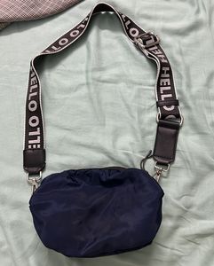 Zara Navy Blue Soft Puch Sling Bag
