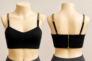 🇳🇿💫♥️ Imported Black Embellished Bralette