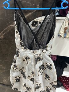 Party Wear Good Condition Grey Dress