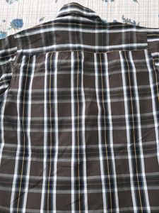 Tommy HILFIGER Brown Dominant Checked Shirt Mens