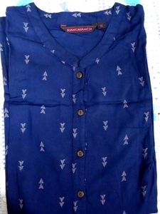 RANGMANCH Navy Blue Kurta Xl