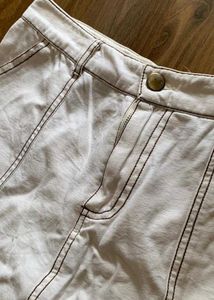 White Cargo Pants