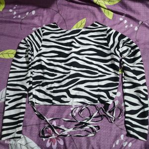 Zebra Print Top
