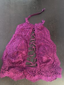 Purple Lace Bralette