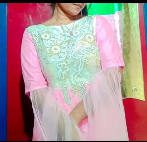 Price - 580  rs Only🥳 Long Designer Neck Work Gow