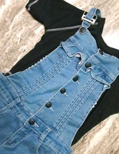 Denim Dungaree For Women