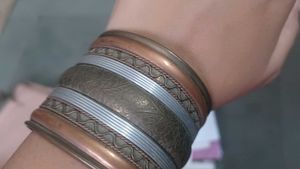 Unique Metal Cuff Bracelet