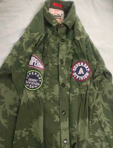 Superdry Navy Premium Goods Shirt - Size M