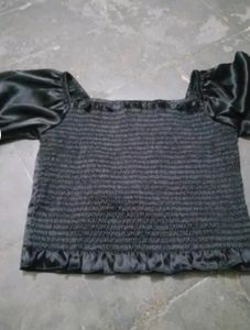 Black Crop Top