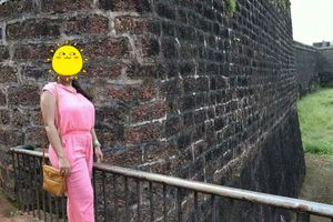 Pink color jumpsuit