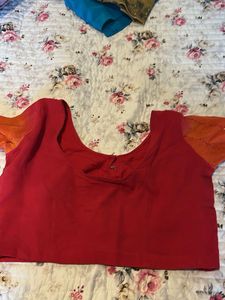 Red Saree Blouse