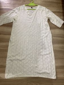 Off White/ Cream Kurta Set (3 Peice)