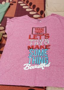 Graphic Print Tee Combo of 2