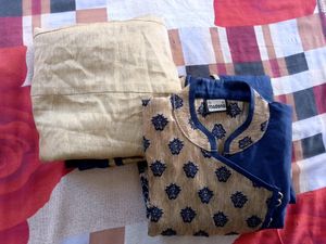 Jacquard Long Skirt And Kurta