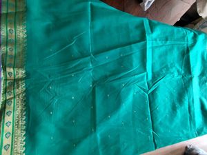 Green And Pink Saree (Women&#39;s)