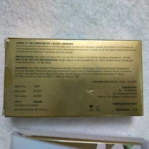 Myglamm 3 in 1 Palette Chisel It Face Value