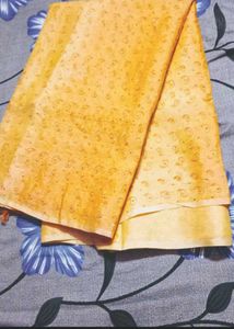 Elegant Yellow Banarasi Silk Saree
