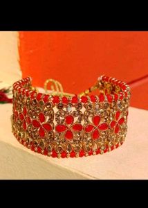 Red &amp; Gold Jewelry Set