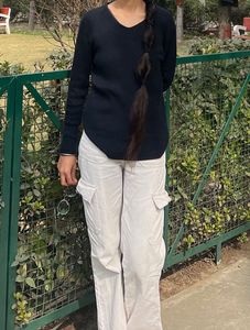 Beige Cargo Pants