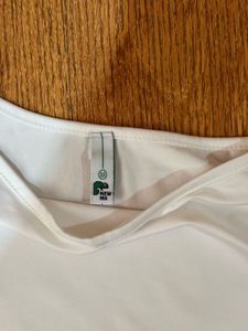 White One-Shoulder Long Sleeve Top