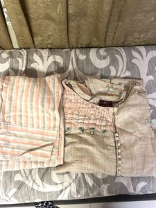 Striped Kurta Pant Set