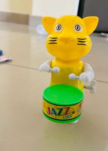 Drum Playing Cat