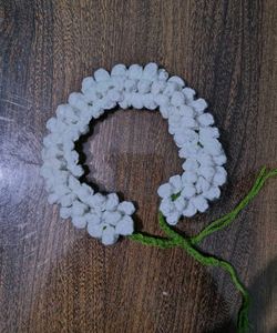 Handmade Crochet Jasmine Gajra