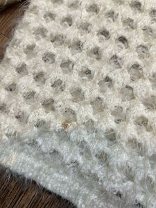 LOFT Open Weave Fuzzy Knit Top