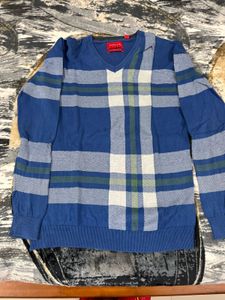 English Laundry Plaid Sweater
