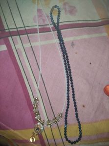 Jwellery Set Of Bangles Chains And Earrings