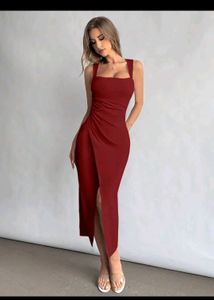 Red Midi Dress