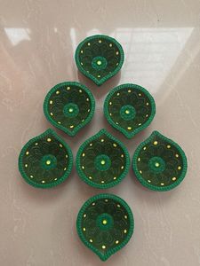 Set of 7 Decorative Diyas