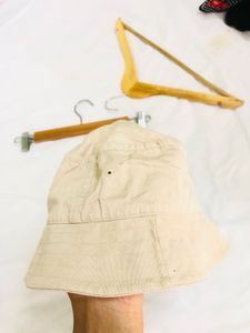 Beige Bucket Hat