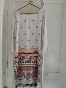 Casual Cream Kurta