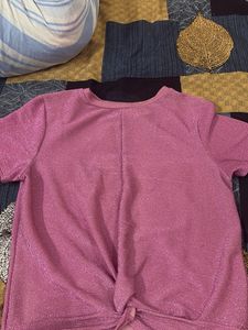 Pink Sparkle Top