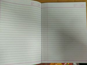 Notebook - Ruled/76pages/Size 18x24 cm/Combo 6