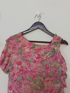 Pink Floral Top