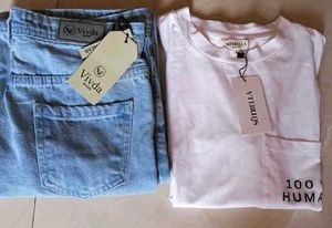 Vivda Jeans & Sotbella Tee Set And Roadster Jean