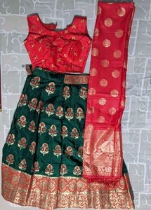 Red And Green Lehanga
