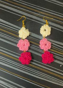 Colorful Handmade Crochet Earrings✨🧶
