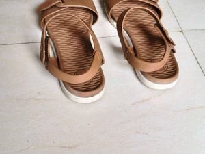 Bata Comfit Women Tan Comfortable Flat Sandal