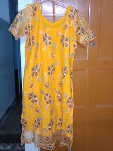 Orange Colour Festive Wear Suit with Dupatta