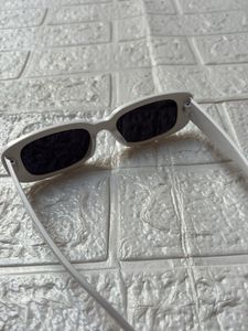 White Retro Sunglasses
