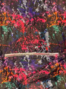 Colorful Abstract Print windcheater